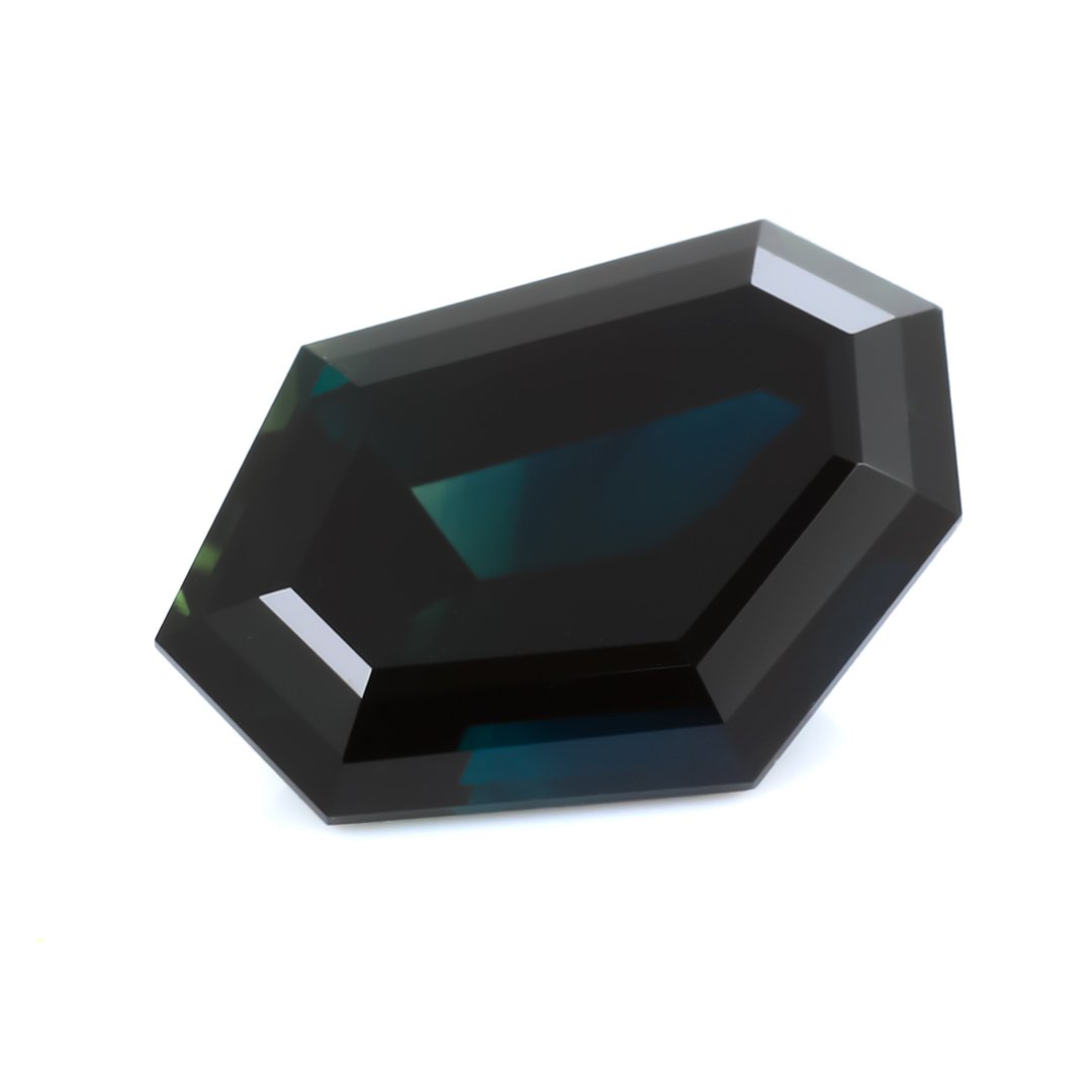 Precision Gem - Australian Parti Sapphire - Freeform - 6.36ct by Doug Menadue