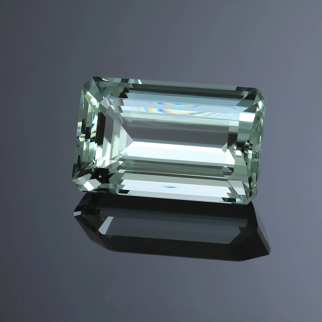 Indian Seafoam Green Beryl - Emerald Cut - 18.95ct