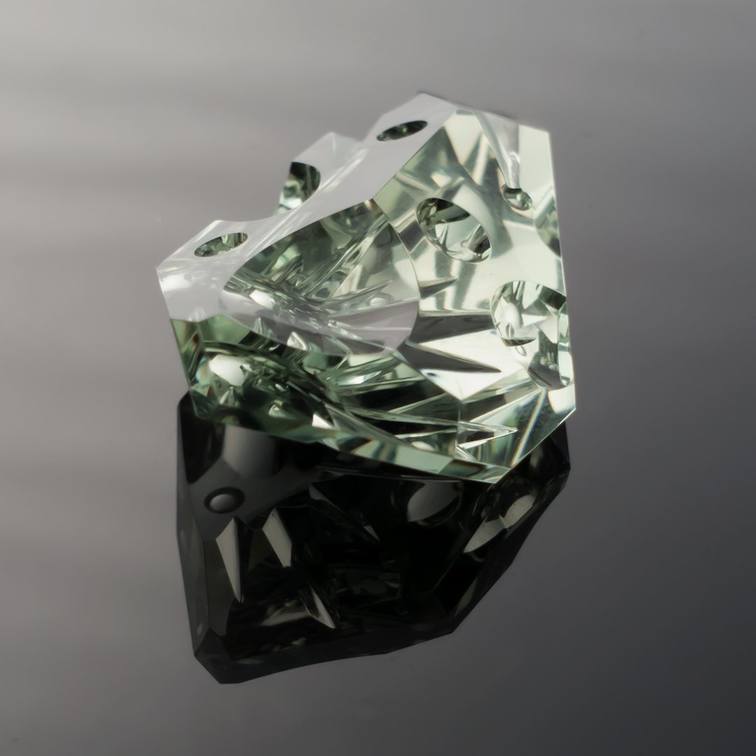 Bespoke Gems - Prasiolite - Psychonaut IV - A Comet Did Pass Me By - 40.81ct by Doug Menadue