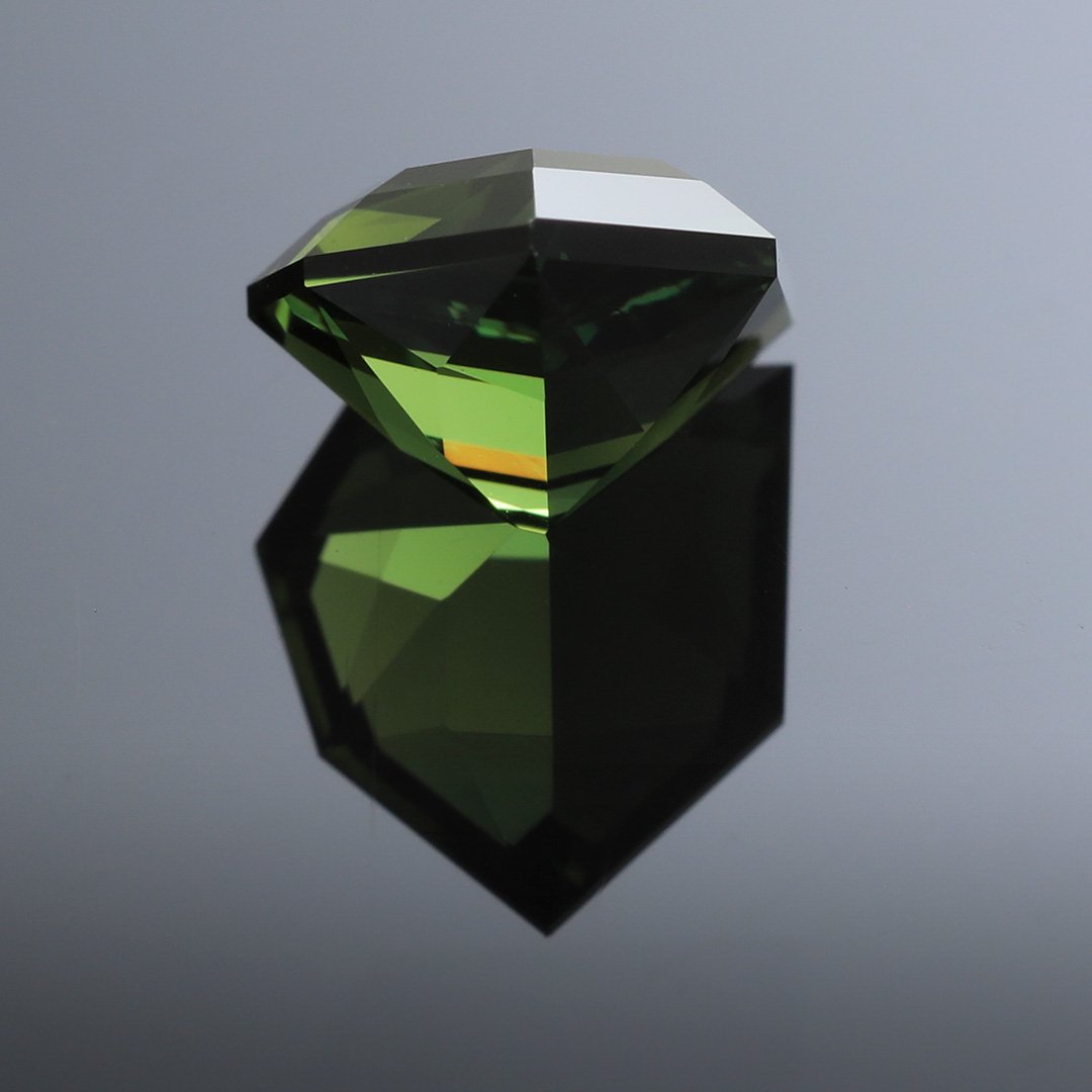 Australian Green Sapphire - Freeform Hexagon - 1.65ct