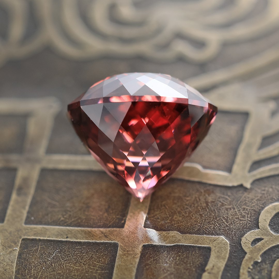 Bespoke Gems - Zircon - Portuguese Double Rose - 12.65ct by Doug Menadue