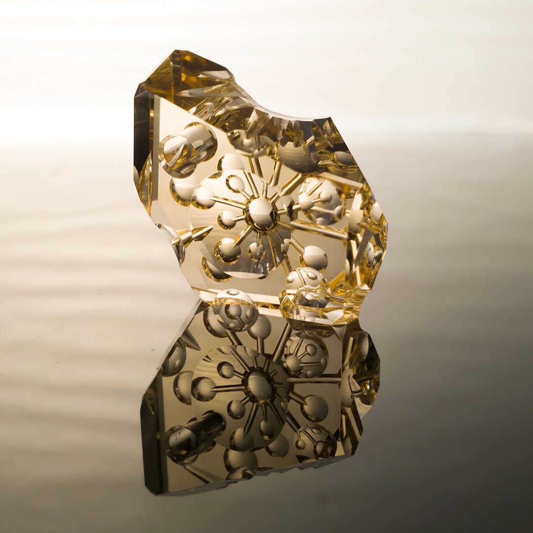 Bespoke Gems - Citrine - Psychonaut III - Trinity - 68.52ct by Doug Menadue