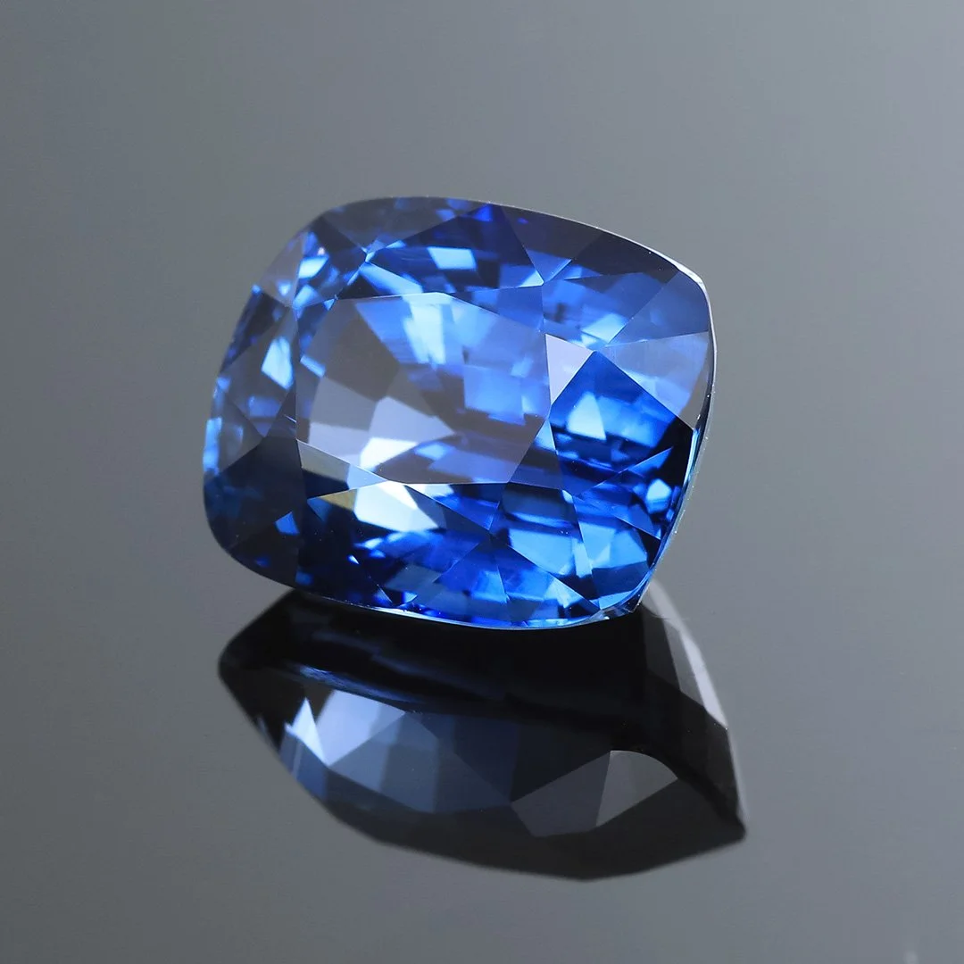 Ceylon Blue Sapphire - Rectangle Cushion - 4.27ct