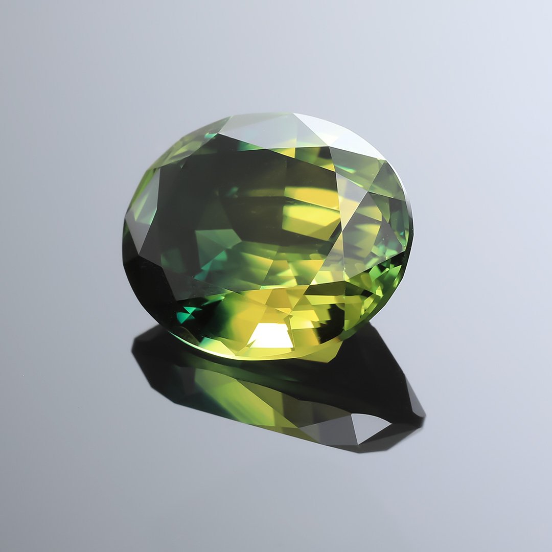 Australian Parti Sapphire - Oval - 6.67ct