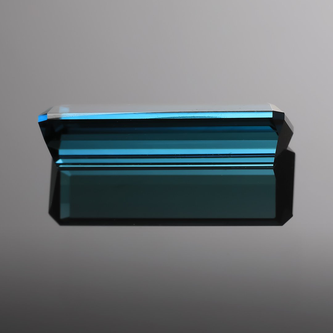 Blue Indicolite Tourmaline - Emerald Cut - 6.52ct