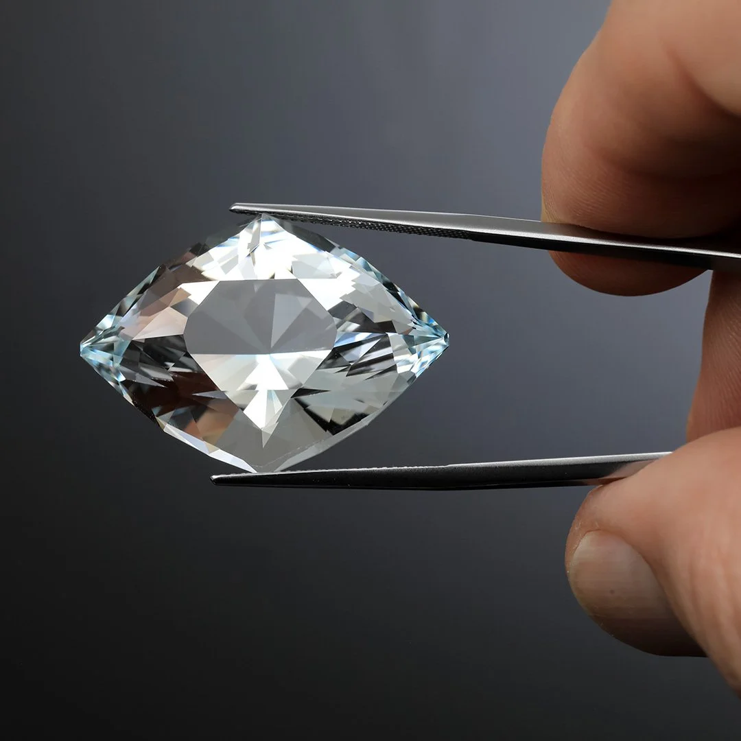 Australian O'Briens Creek Natural Blue Topaz - Topaz Diamond Alpha - 57.35ct