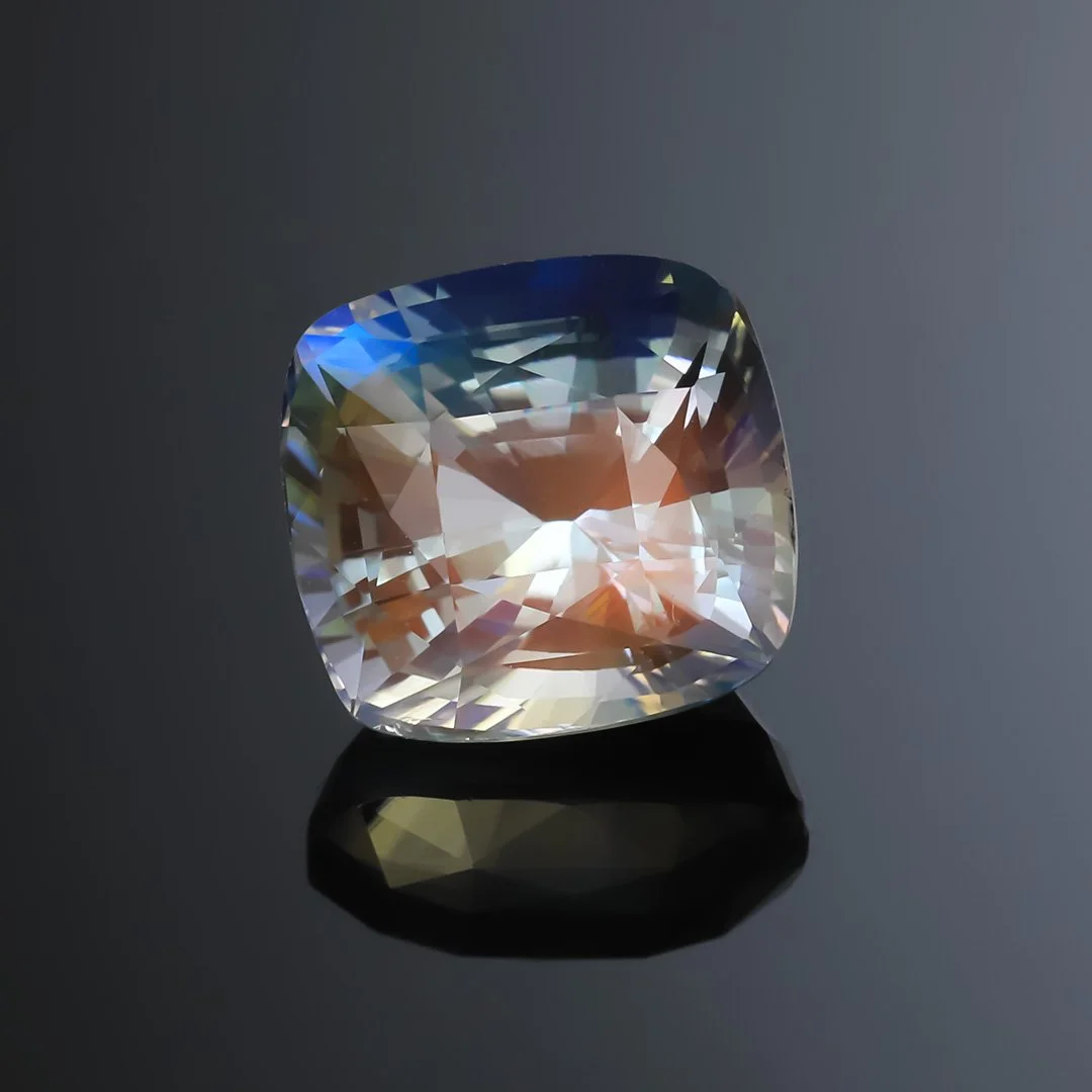 Madagascan Rainbow Moonstone - Cushion - 4.44ct