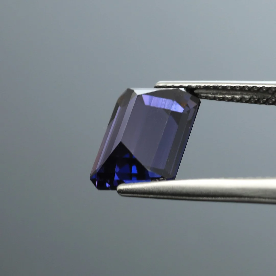 Tanzanian Purple Sapphire - Emerald Cut - 3.96ct
