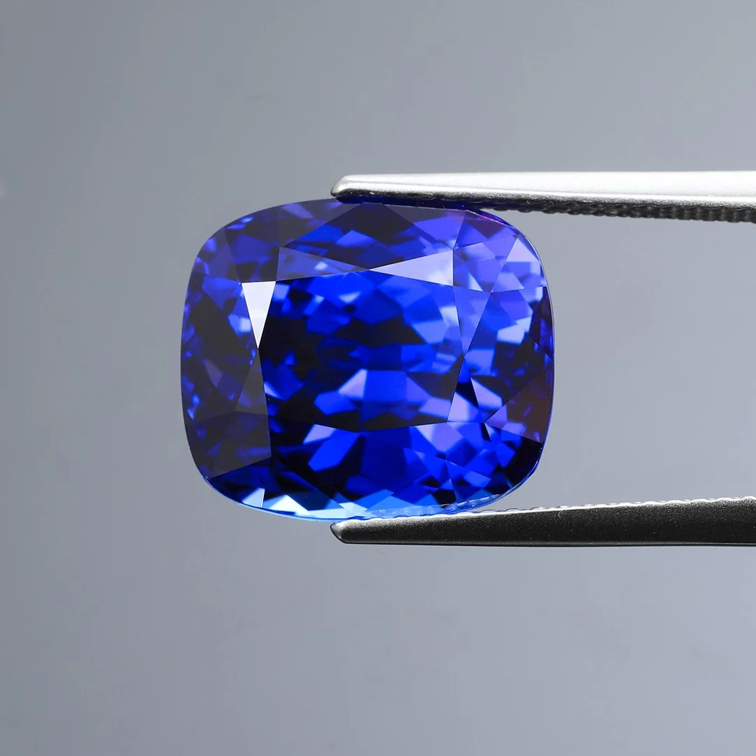 Tanzanite - Rectangle Cushion - 11.96ct