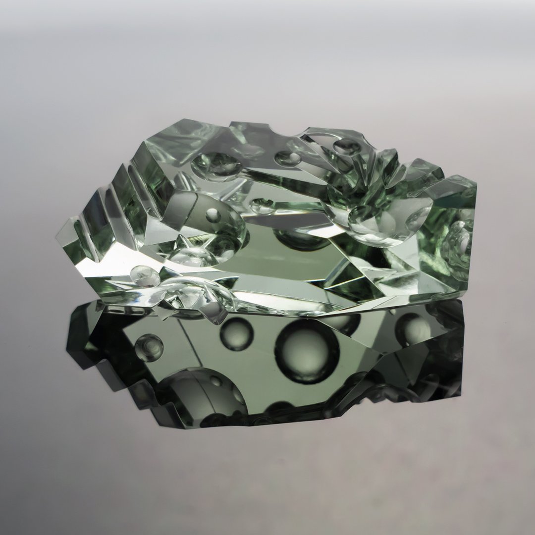 Bespoke Gems - Prasiolite - Psychonaut VIII - 44.12ct by Doug Menadue