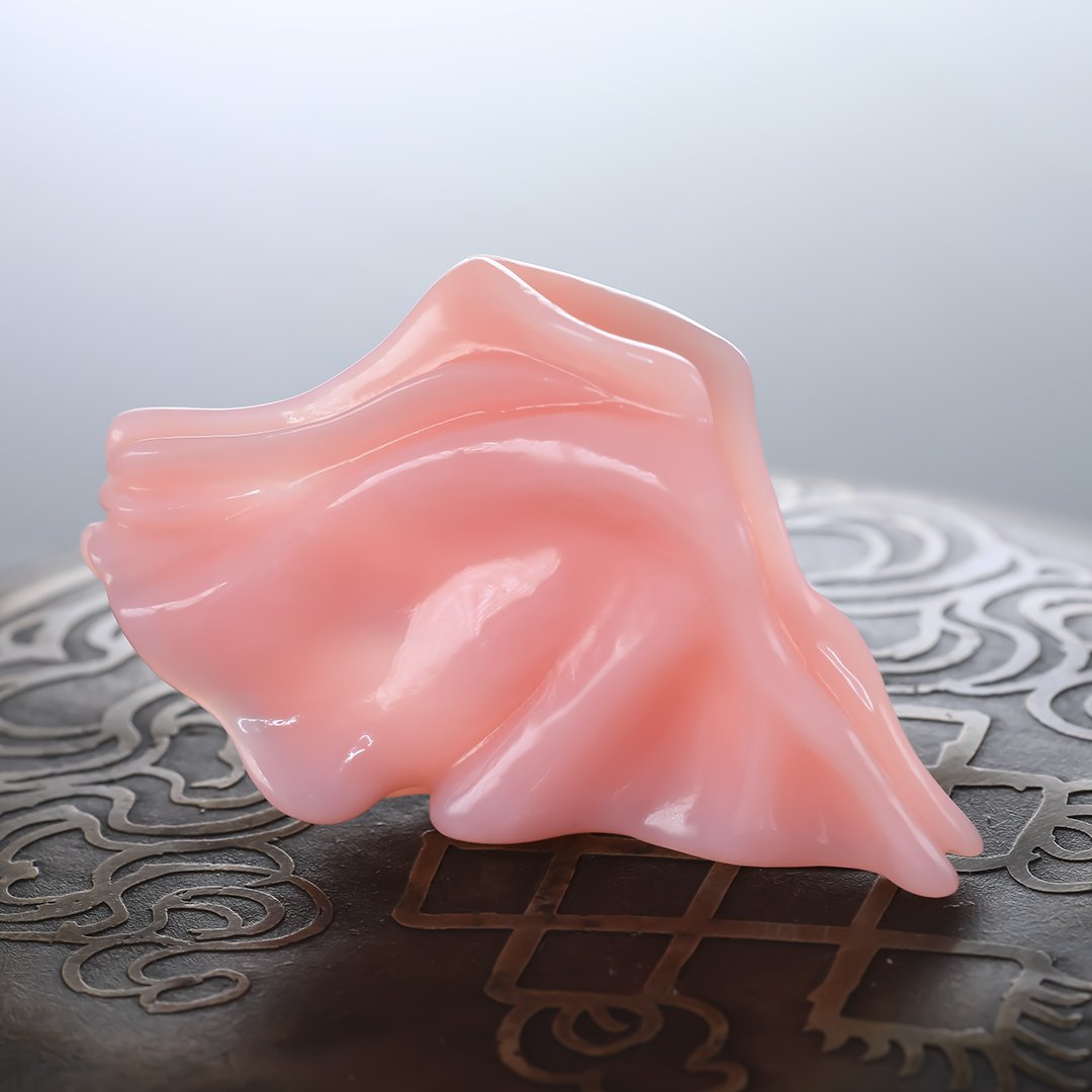 Bespoke Gems - Pink Opal - Spocks Ear - 50.31ct by Doug Menadue