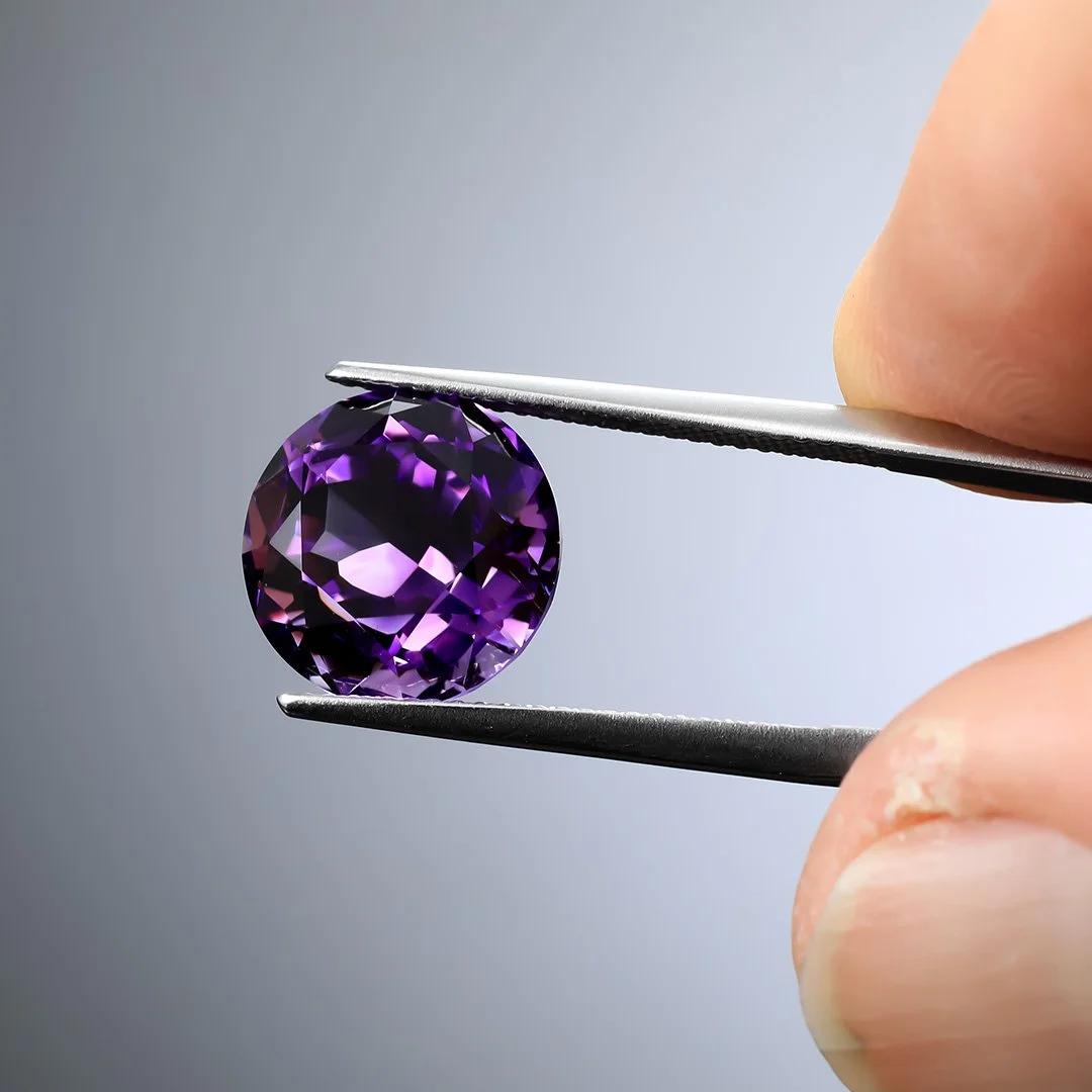 Australian Binbee Amethyst - Supernova Round - 6.57ct