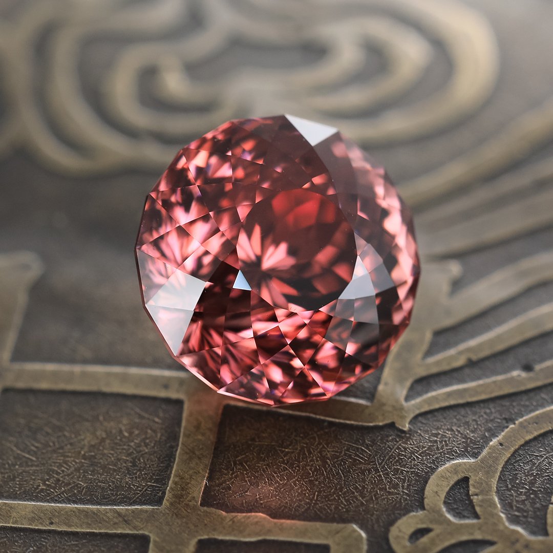 Bespoke Gems - Zircon - Portuguese Double Rose - 12.65ct by Doug Menadue