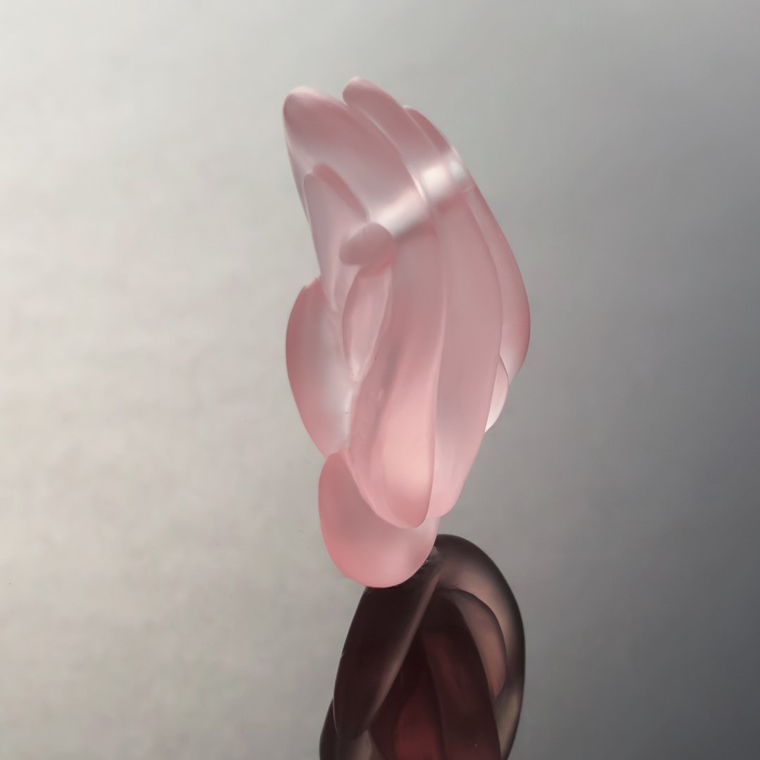 Bespoke Gems - Rose Quartz - Melting Love Marshmallow - 62.40ct by Doug Menadue