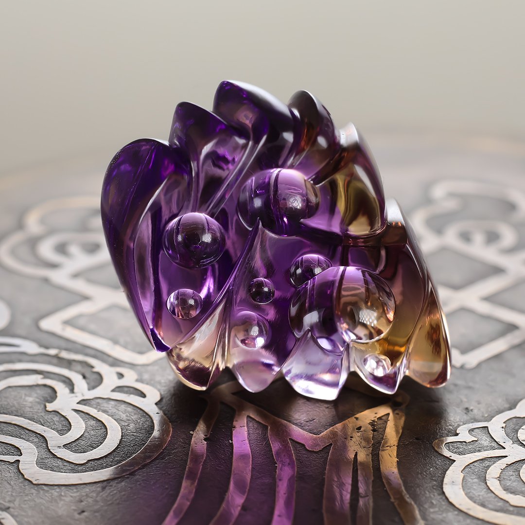 Bespoke Gems - Ametrine - Curvature - 41.92ct