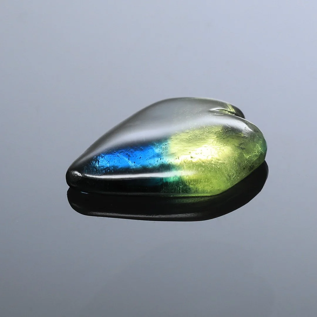 Australian Parti Sapphire - Skin Polish - Heart - 2.78ct