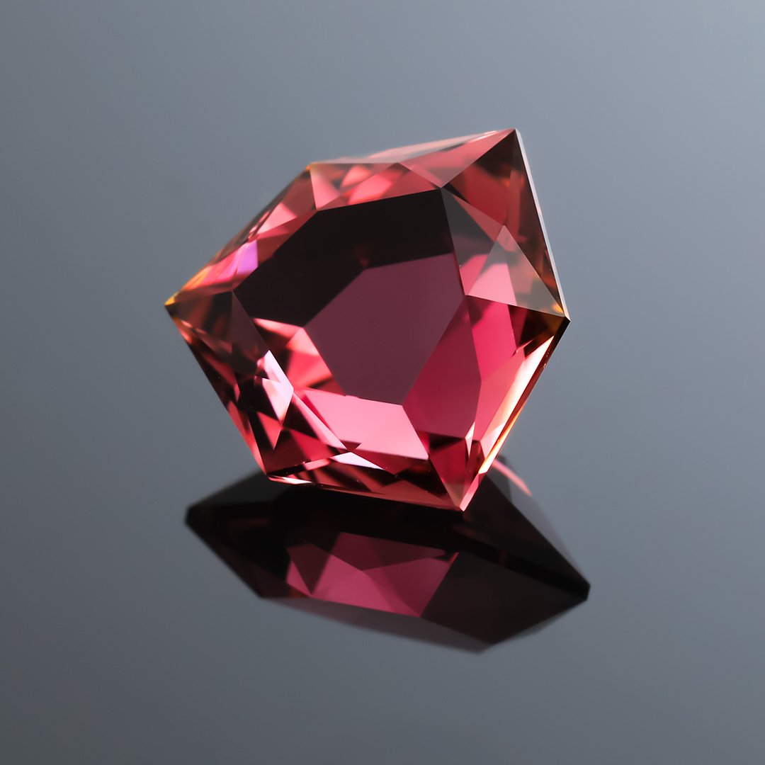 Pink Tourmaline - Hexagon Portrait Cut - 2.71ct