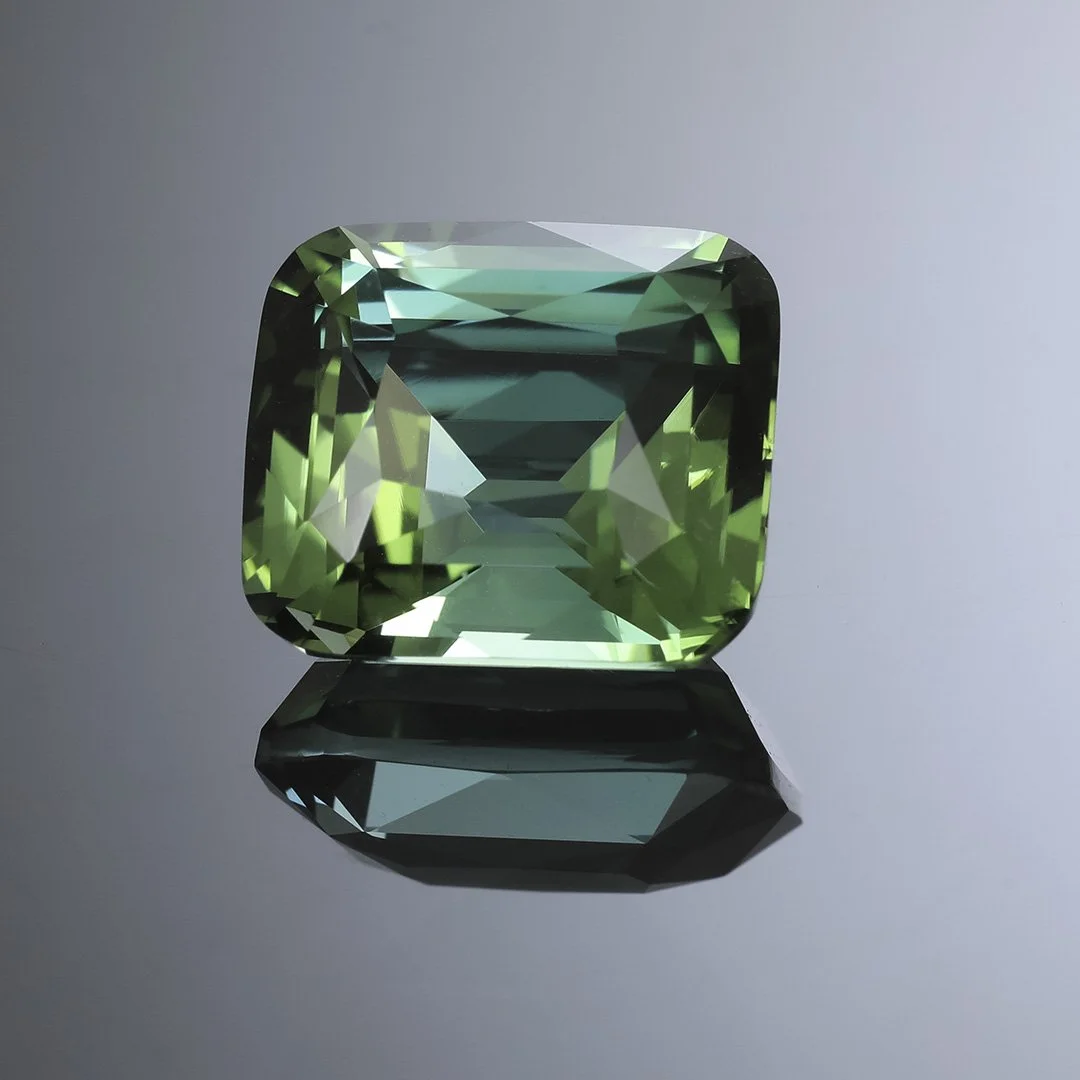 Brazilian Green Tourmaline - Rectangle Cushion - 6.29ct