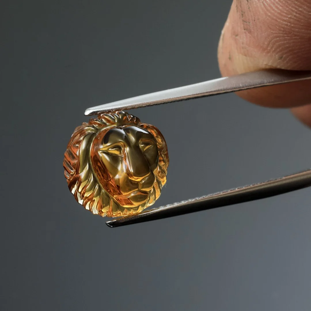 Madeira Citrine - Lion - 5.44ct