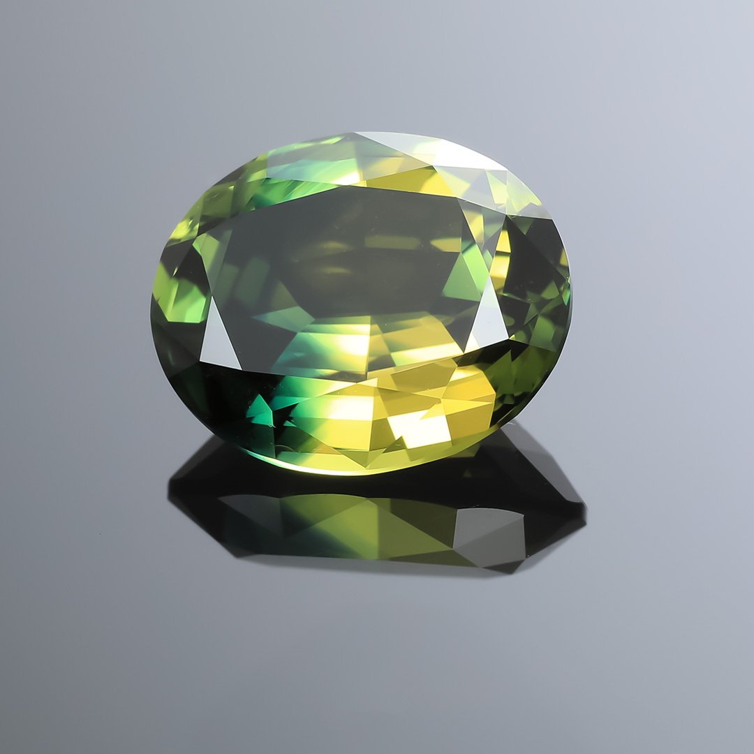 Australian Parti Sapphire - Oval - 6.67ct