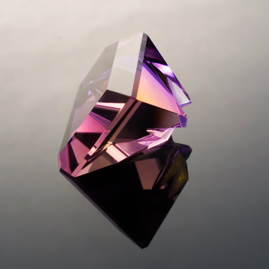 Bespoke Gems - Ametrine - Innerscape Spark - 31.39ct by Doug Menadue