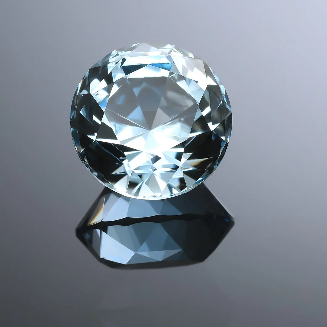 Australian O'Briens Creek Natural Blue Topaz - Supernova Round - 13.29ct