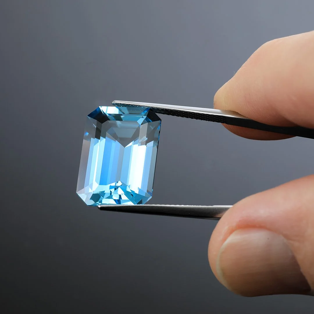 Brazilian Espirito Santo Aquamarine - Emerald Cut - 14.73ct