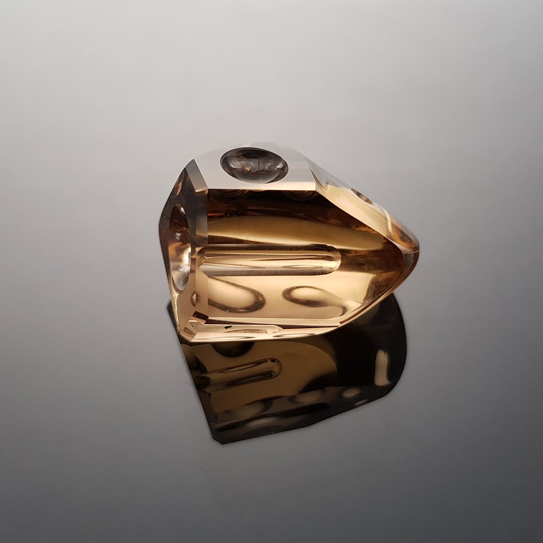 Bespoke Gems - Smokey Quartz - Liquid Light - 50.88ct by Doug Menadue
