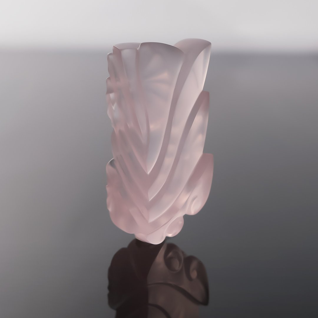 Bespoke Gems - Rose Quartz - Sakura Waterfall - 98.36ct by Doug Menadue