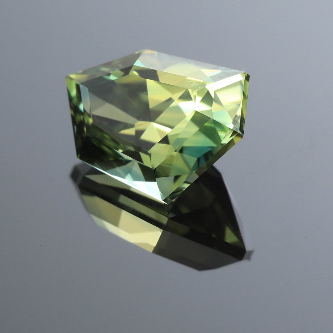 Australian Parti Sapphire - Freeform Hexagon - 1.3ct