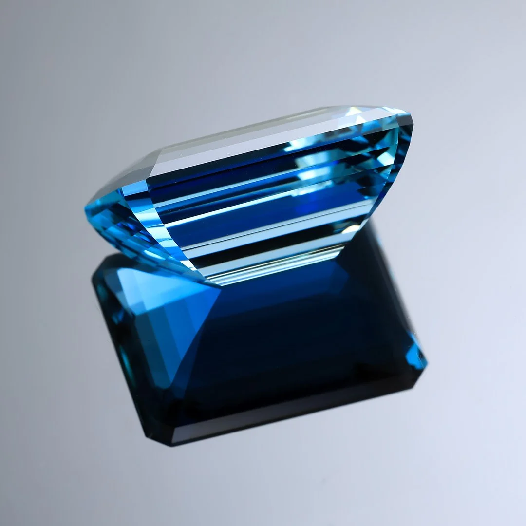 Madagascan Santa Maria Blue Aquamarine - Emerald Cut - 26.58ct