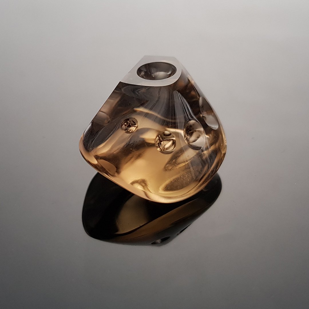 Bespoke Gems - Smokey Quartz - Liquid Light - 50.88ct by Doug Menadue