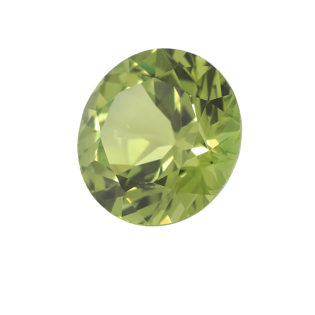 Bespoke Gems - Australian Chartreuse Sapphire - Round Brilliant - 1.1ct