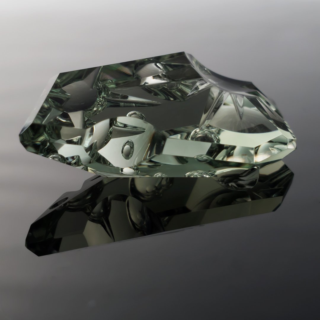 Bespoke Gems - Prasiolite - Psychonaut IV - A Comet Did Pass Me By - 40.81ct by Doug Menadue