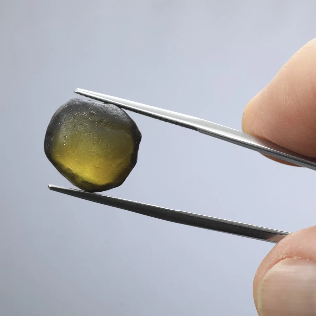 Nigerian Golden Green Chartreuse Sunset Tourmaline - Halo Flare - 6.27ct