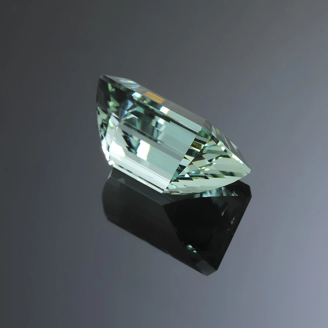 Indian Seafoam Green Beryl - Emerald Cut - 18.95ct