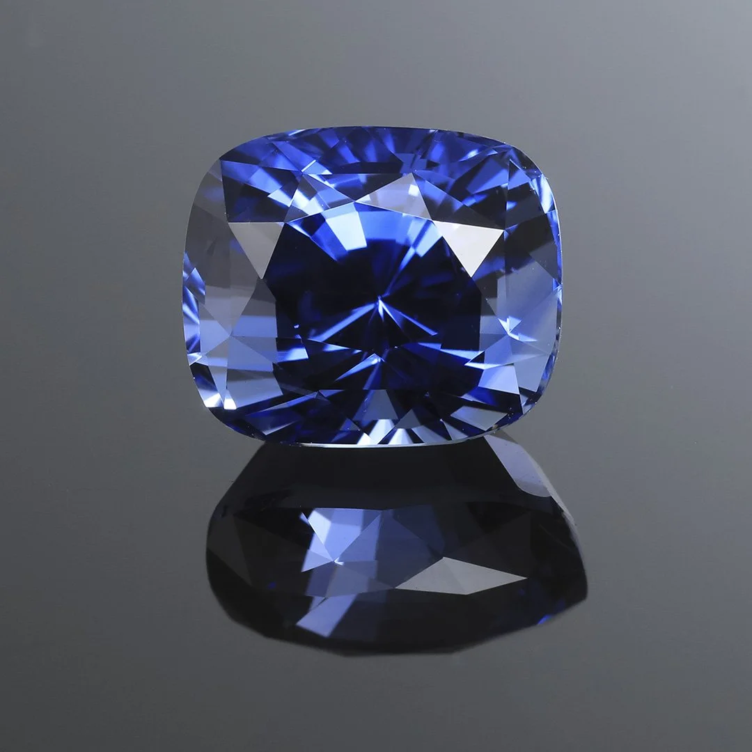 Ceylon Blue Sapphire - Rectangle Cushion - 6.34ct