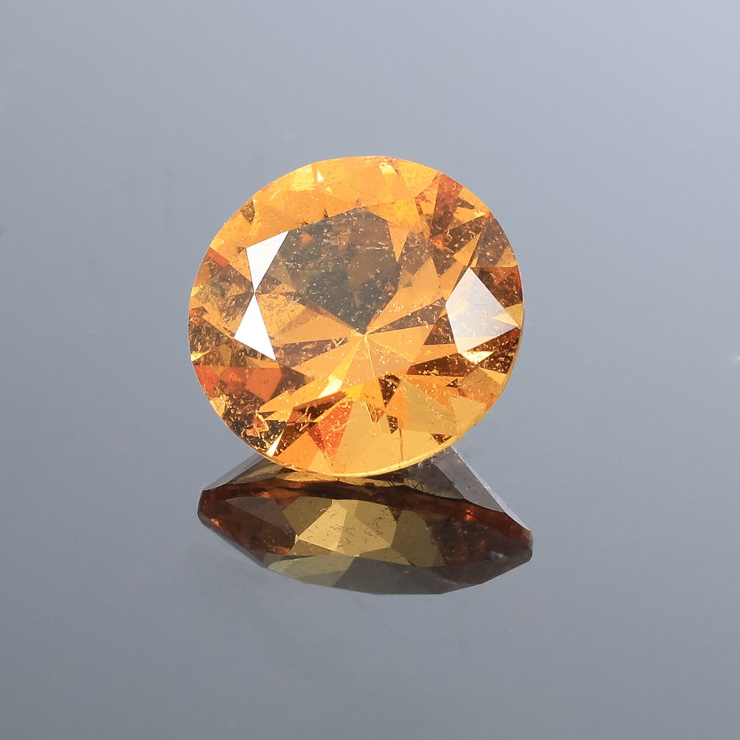 Fanta Orange Spessartite Garnet - Round Brilliant- 2.24ct