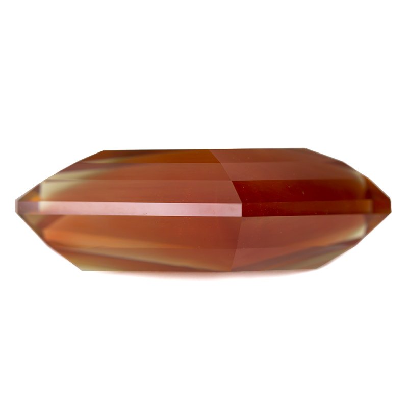 Sunstone with Copper Schiller - Yellow Gold Pendant