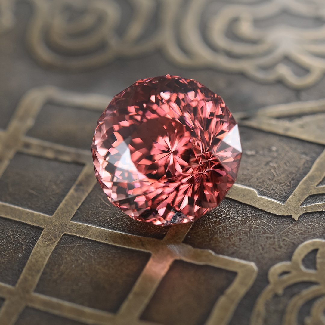 Bespoke Gems - Zircon - Portuguese Double Rose - 12.65ct by Doug Menadue