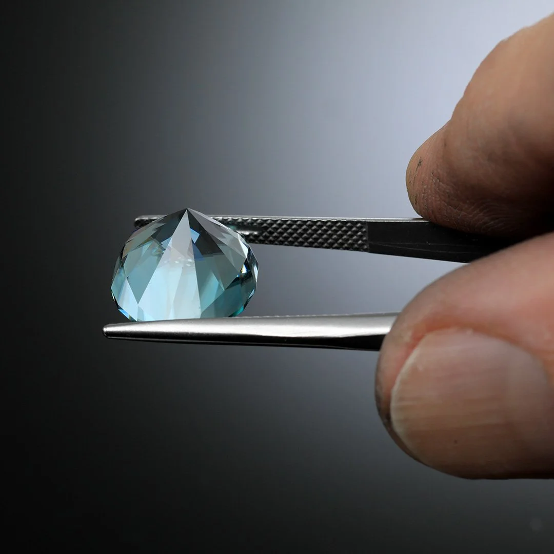 Cambodian Blue Zircon - Beautiful Oval - 17.35ct