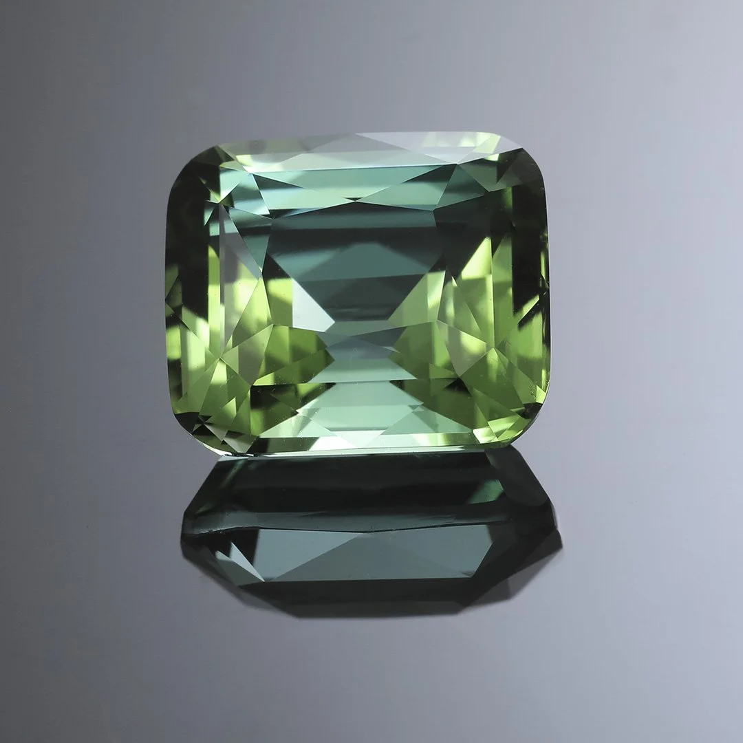 Brazilian Green Tourmaline - Rectangle Cushion - 6.29ct