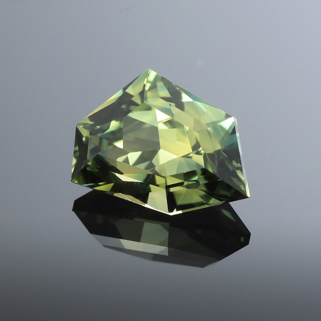 Australian Parti Sapphire - Freeform Hexagon - 1.3ct