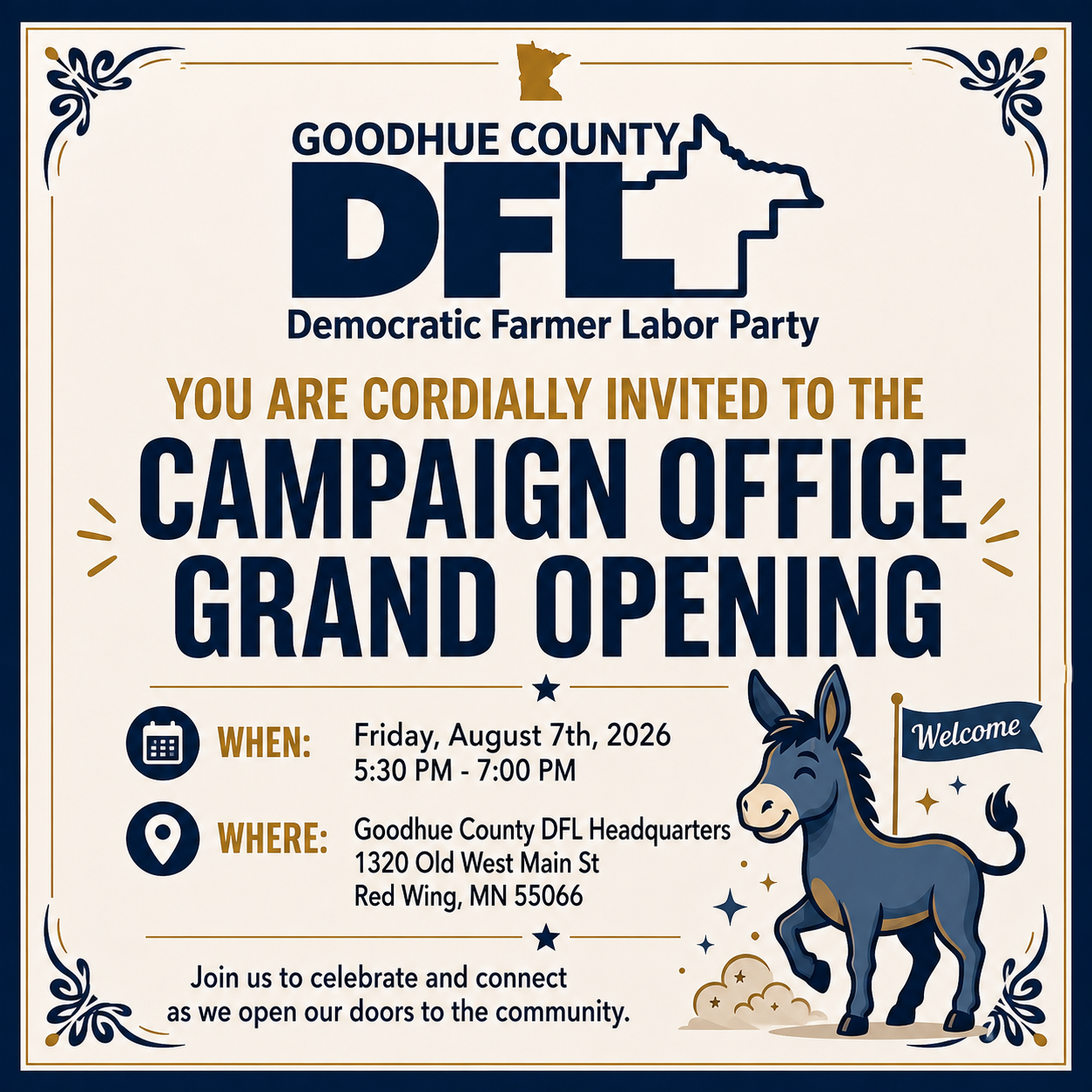 Red Wing DFL Office Grand Opening