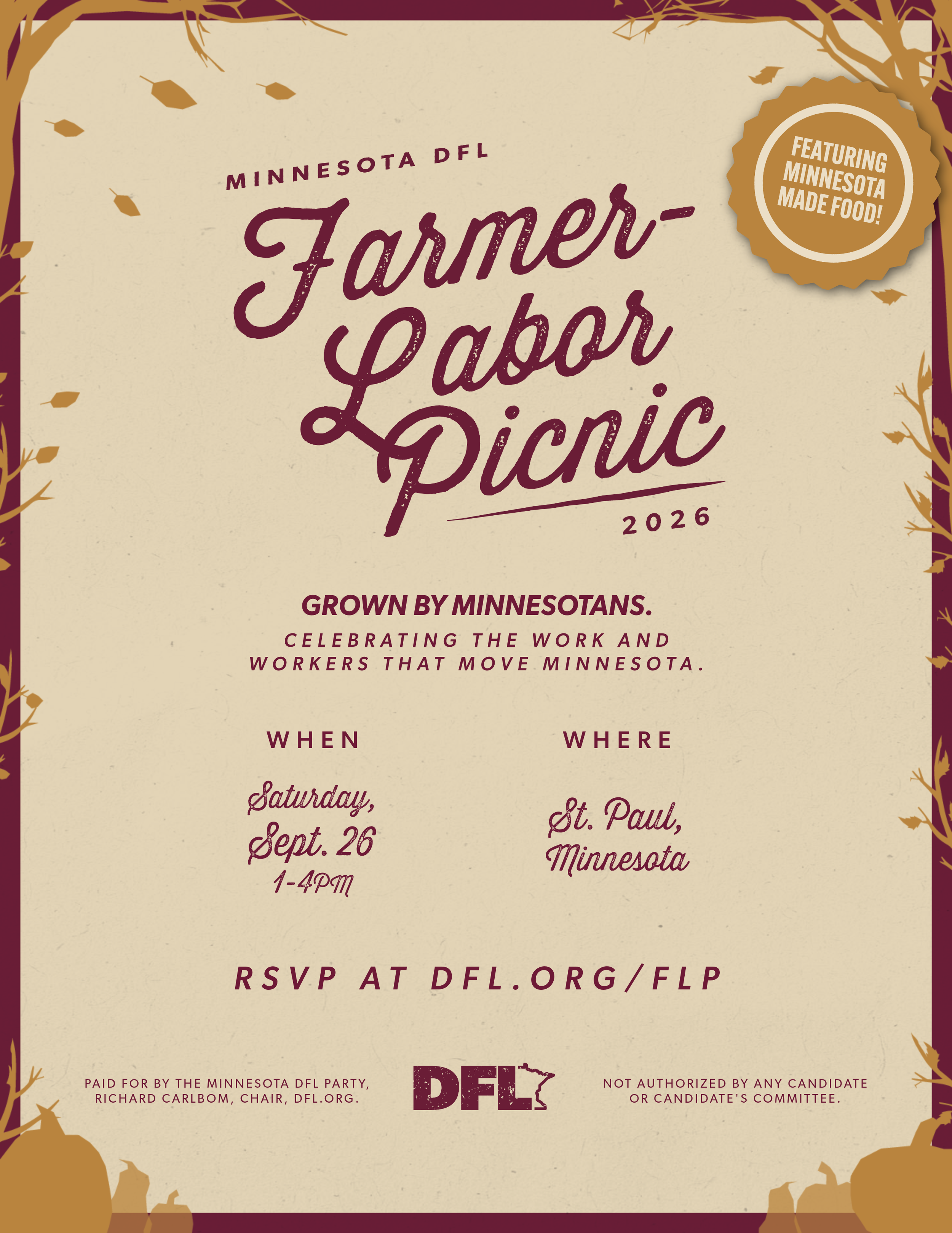 MN DFL Farmer Labor Picnic
