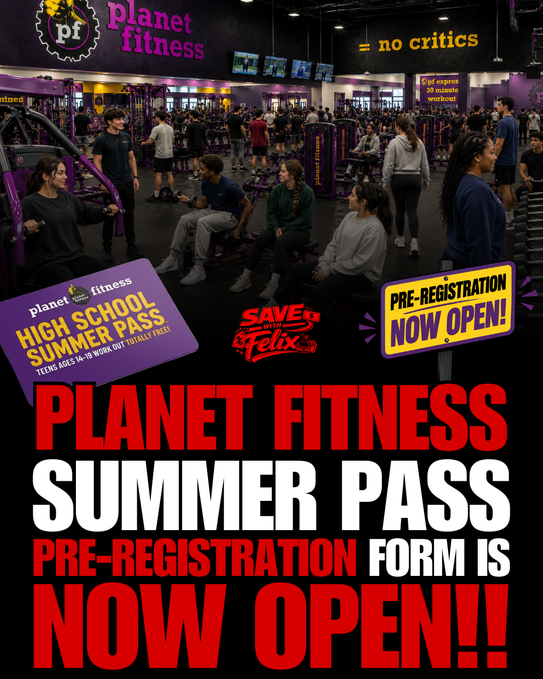 Planet Fitness Free Summer Pass 🏋️