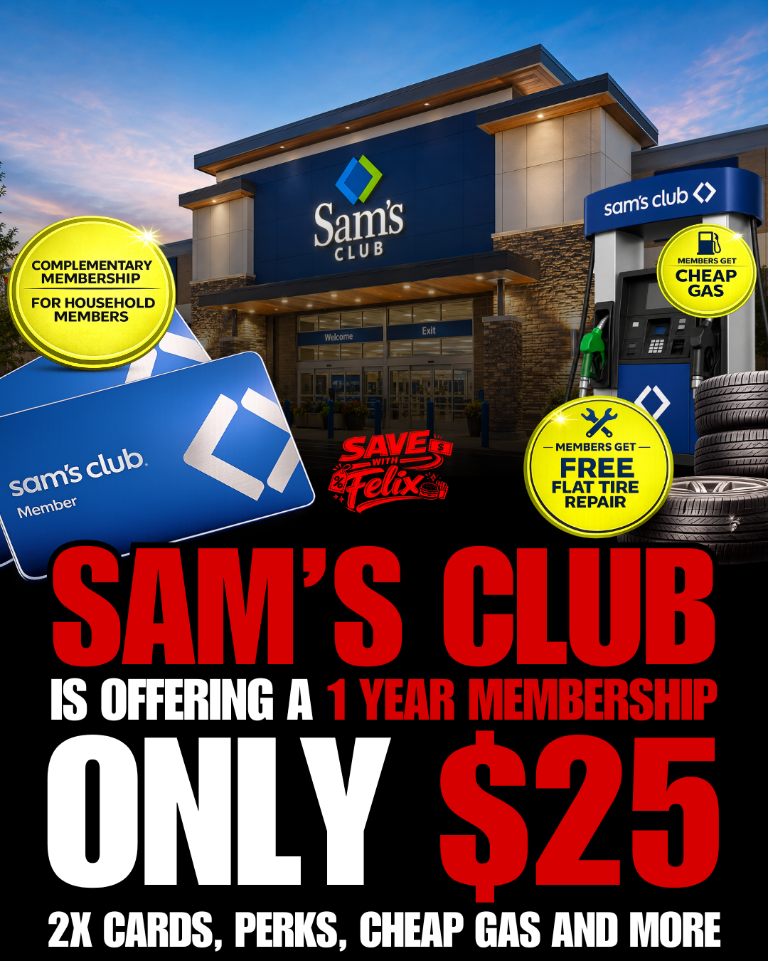 Sam’s Club $25 Membership 💳