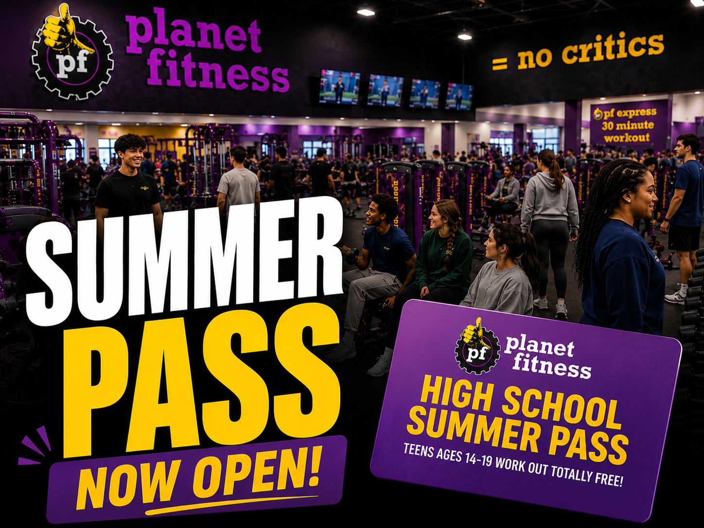 Planet Fitness Free Summer Pass