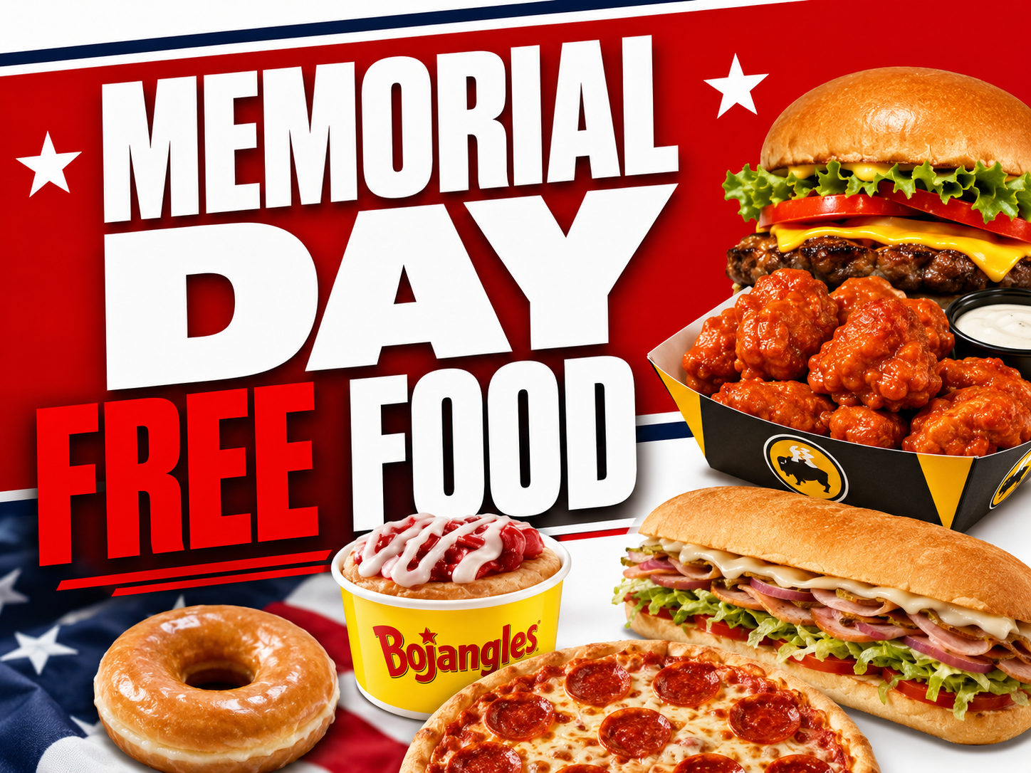Memorial Day Free/Cheap Food
