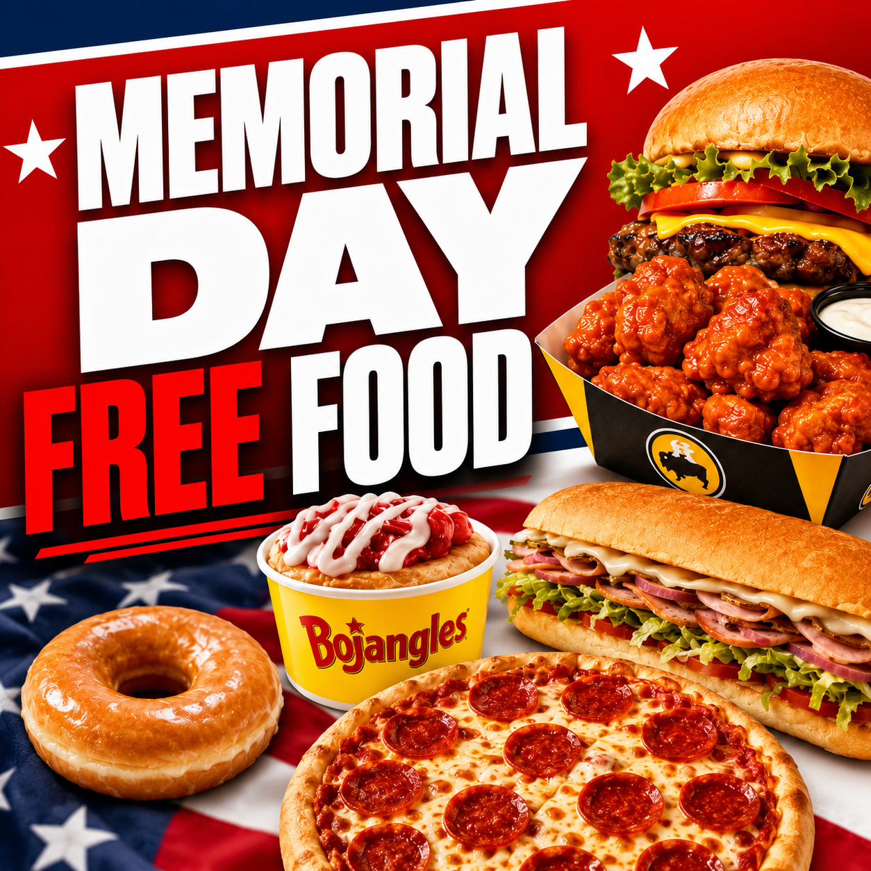 Memorial Day Free/Cheap Food